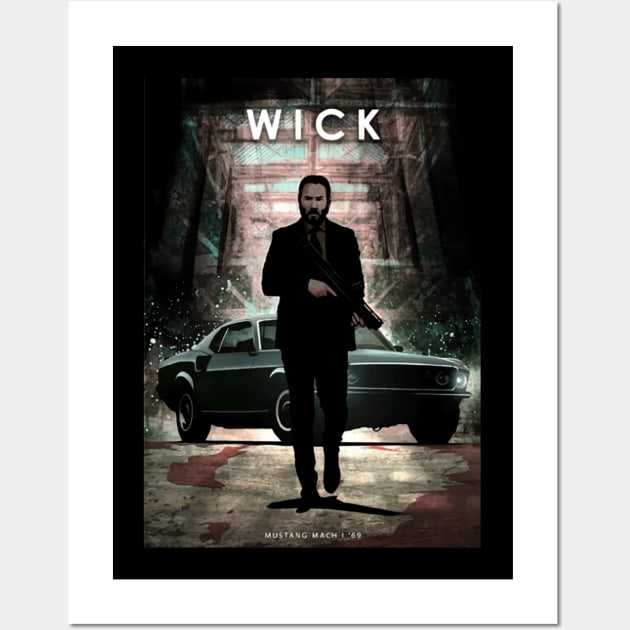 Not Just a Man John Wick, The Legend Wall Art by goddessesRED